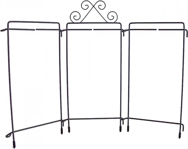 Table Stand Tri French Curl 6x12 Grey